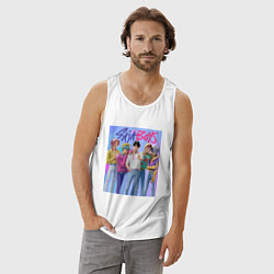 Майка мужская хлопок Saja Boys, Кейпоп-охотницы на демонов, цвет: белый — фото 2