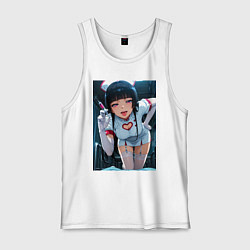 Майка мужская хлопок Рори Меркурия косплей медсестры, цвет: белый