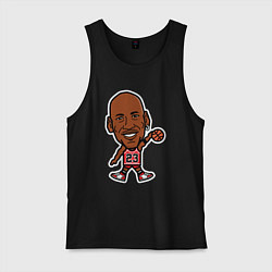 Майка мужская хлопок Малыш Джордан, цвет: черный