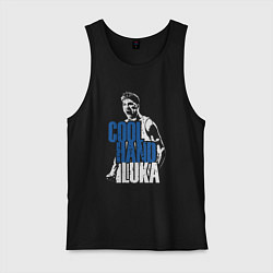 Майка мужская хлопок Cool hand Luka, цвет: черный