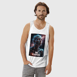 Майка мужская хлопок The Creators - big space celestial, цвет: белый — фото 2