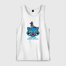 Майка мужская хлопок Kpop demon hunters, цвет: белый