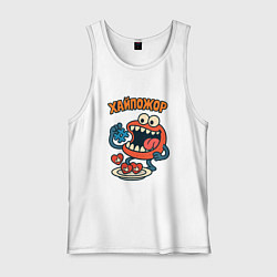 Майка мужская хлопок Хайпожор, цвет: белый