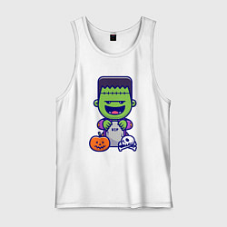 Мужская майка Забавный Франкенштейн