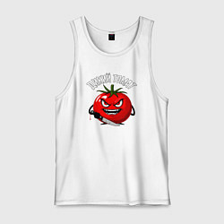 Майка мужская хлопок Дикий томат, цвет: белый