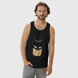 Майка мужская хлопок Batman animation, цвет: черный — фото 2