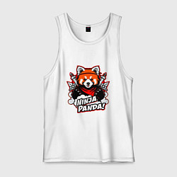 Мужская майка Ниндзя-панда в бою