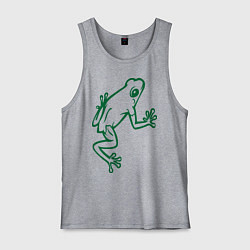 Майка мужская хлопок Лягушка, цвет: меланж