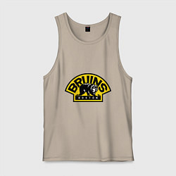 Майка мужская хлопок HC Boston Bruins Label, цвет: миндальный