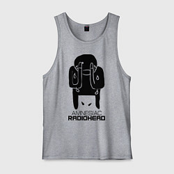 Майка мужская хлопок Radiohead, цвет: меланж