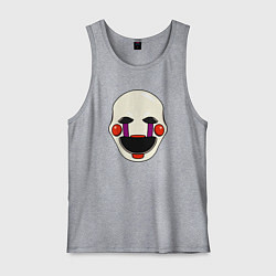 Майка мужская хлопок Puppet FNAF Марионетка, цвет: меланж