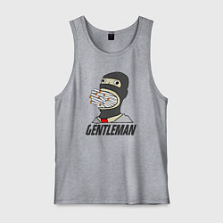 Майка мужская хлопок Gentleman, цвет: меланж