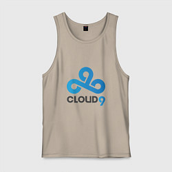 Майка мужская хлопок Cloud9, цвет: миндальный