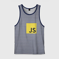 Мужская майка JS return true; (black)