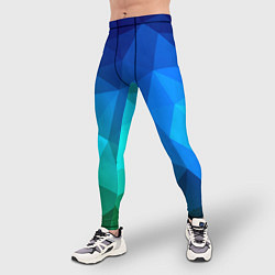 Тайтсы мужские Fight Polygon, цвет: 3D-принт — фото 2