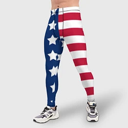 Тайтсы мужские USA Flag, цвет: 3D-принт — фото 2