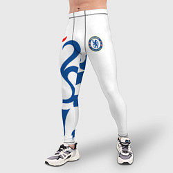 Тайтсы мужские FC Chelsea: White Lion, цвет: 3D-принт — фото 2