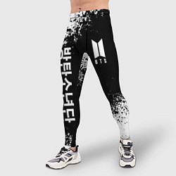 Тайтсы мужские BTS, цвет: 3D-принт — фото 2