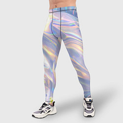 Тайтсы мужские Фольга, цвет: 3D-принт — фото 2