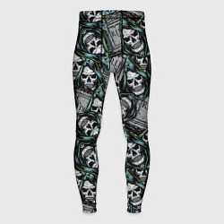 Тайтсы мужские Смерть, цвет: 3D-принт