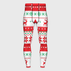 Тайтсы мужские Christmas Deer, цвет: 3D-принт
