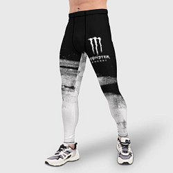 Тайтсы мужские Monster Energy марка напитка, цвет: 3D-принт — фото 2