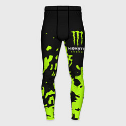 Мужские тайтсы Monster Energy green
