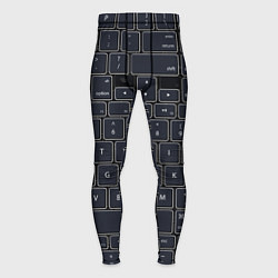 Мужские тайтсы КЛАВИАТУРА КОМПЬЮТЕРНАЯ КНОПКИ