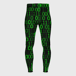 Тайтсы мужские Бинарный Код Binary Code, цвет: 3D-принт