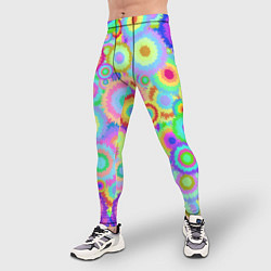 Тайтсы мужские Disco-Tie-Dye, цвет: 3D-принт — фото 2