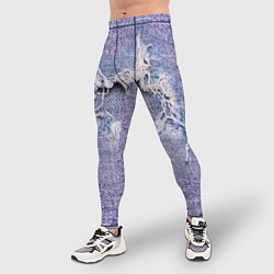 Тайтсы мужские Hole in jeans - Rag, цвет: 3D-принт — фото 2