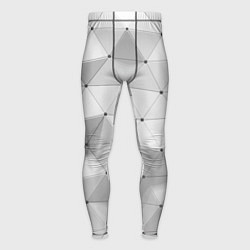 Тайтсы мужские Полигональный объёмный паттерн, цвет: 3D-принт