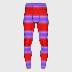 Тайтсы мужские Striped pattern мягкие размытые полосы красные фио, цвет: 3D-принт