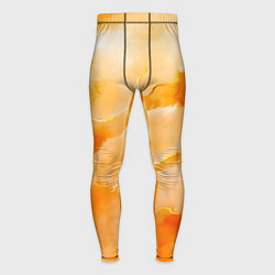 Тайтсы мужские Оранжевое настроение, цвет: 3D-принт