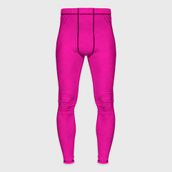 Тайтсы мужские Текстурированный ярко розовый, цвет: 3D-принт