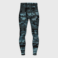 Тайтсы мужские Камуфляж клякса, цвет: 3D-принт