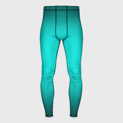 Мужские тайтсы Бирюзовый градиент