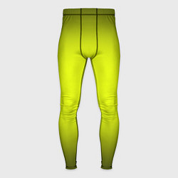 Мужские тайтсы Кислотный желтый с градиентом