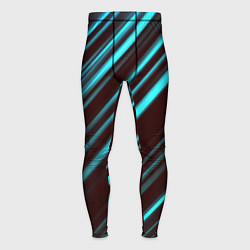 Тайтсы мужские Stripes line neon color, цвет: 3D-принт