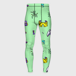 Мужские тайтсы Паттерн - геймер