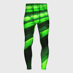 Мужские тайтсы Green neon abstract