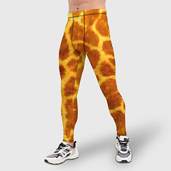 Тайтсы мужские Шкура жирафа - текстура, цвет: 3D-принт — фото 2