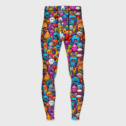Тайтсы мужские Маленькие монстрики, цвет: 3D-принт