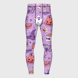 Мужские тайтсы Halloween pattern арт