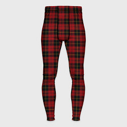 Мужские тайтсы Pajama pattern red