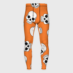 Тайтсы мужские Черепки для хэллоуина, цвет: 3D-принт