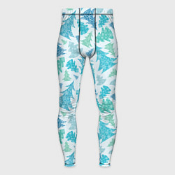 Мужские тайтсы Ёлочки зимнего леса
