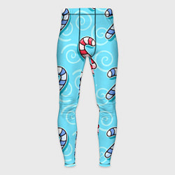 Мужские тайтсы Новогодний леденец трость