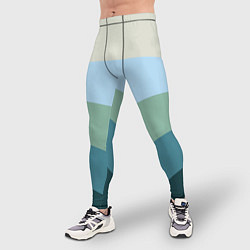 Тайтсы мужские Пентопалитра, цвет: 3D-принт — фото 2
