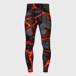 Мужские тайтсы Трещины лавы